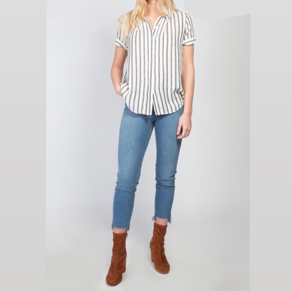 Mod Ref Black and White shirt